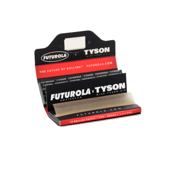 Futurola X Tyson 1 1/4 Rolling Papers + Tips