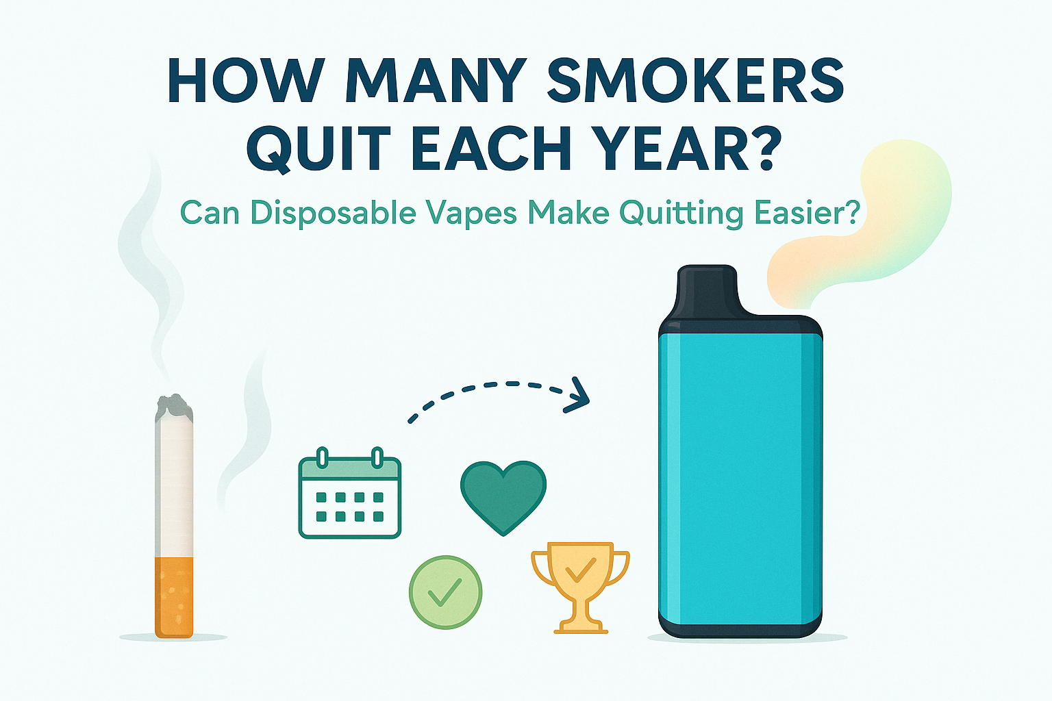How Many Smokers Successfully Quit Each Year? Can Disposable Vapes Help?